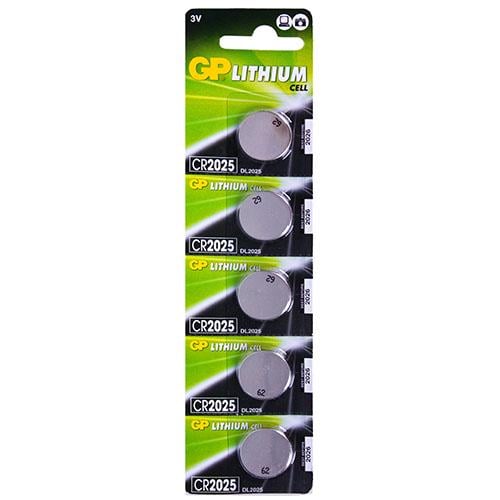 Батарейка GP дисковая Lithium Button Cell 3,0V CR2025-8U5 литиевые (4891199001130) - фото 1 Батарейка GP дисковая Lithium Button Cell 3,0V CR2025-8U5 литиевые (4891199001130) - фото 1