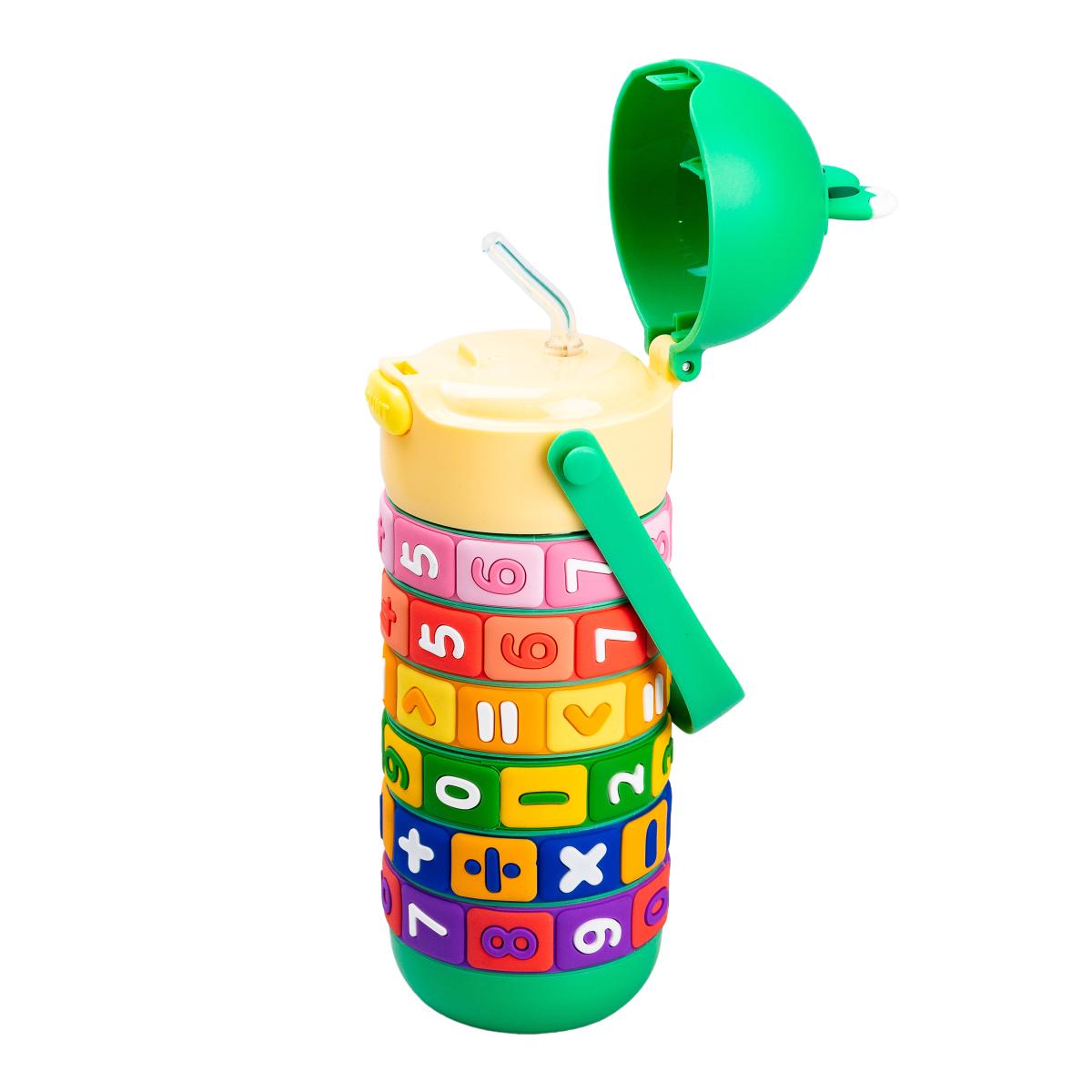 Термос-игра Twist&Sip учебный 430 мл Зеленый (2533)