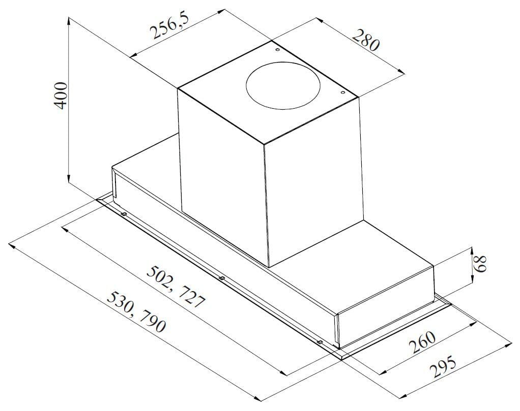 Витяжка Fabiano In-spiro 90 Inox Silence+ - фото 5 Витяжка Fabiano In-spiro 90 Inox Silence+ - фото 5