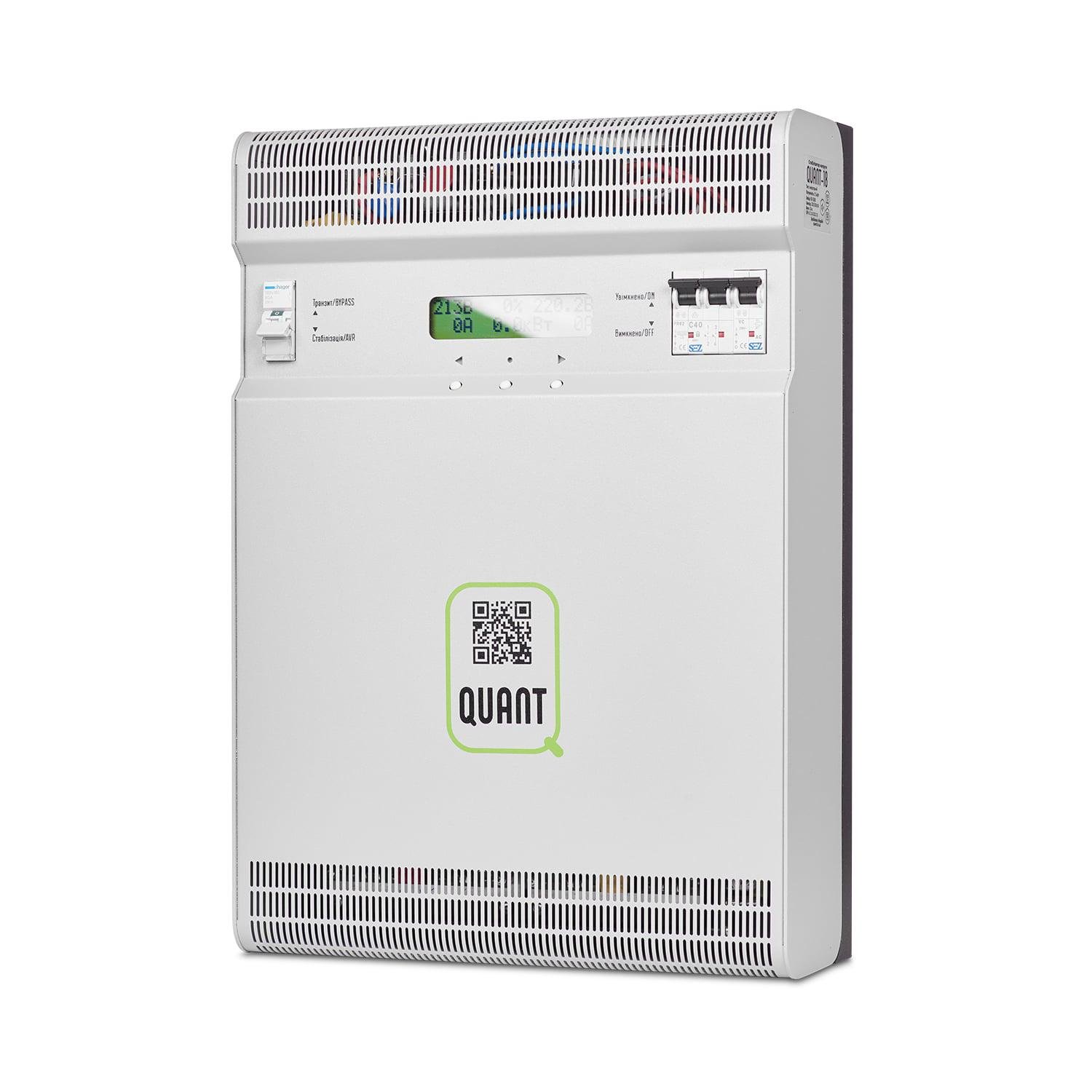Стабілізатор напруги інверторний Quant-14 однофазний 13,8 kW Grey (QUANT-14-1F) - фото 3