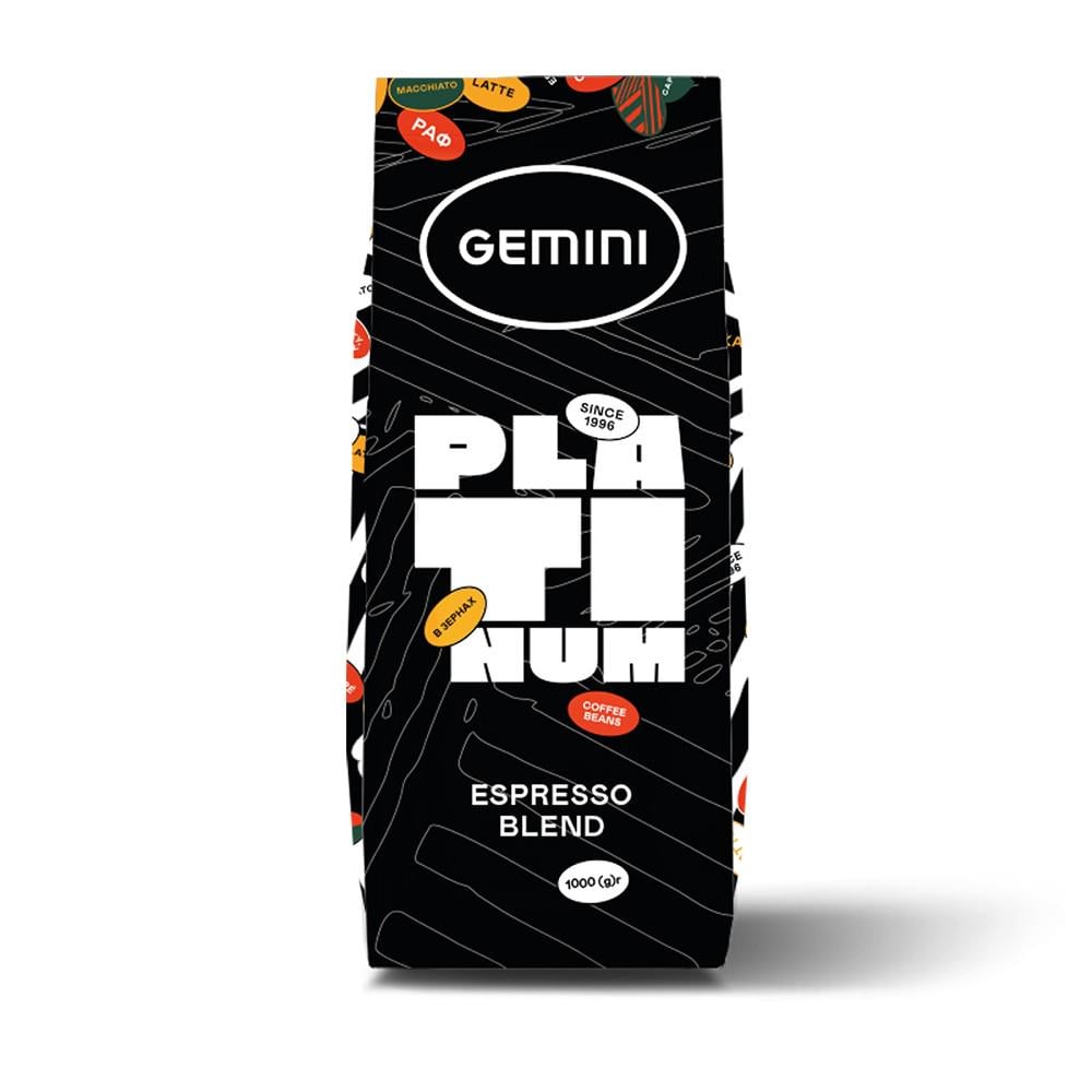 Кофе в зернах Gemini Espresso Platinum 1 кг (11600)