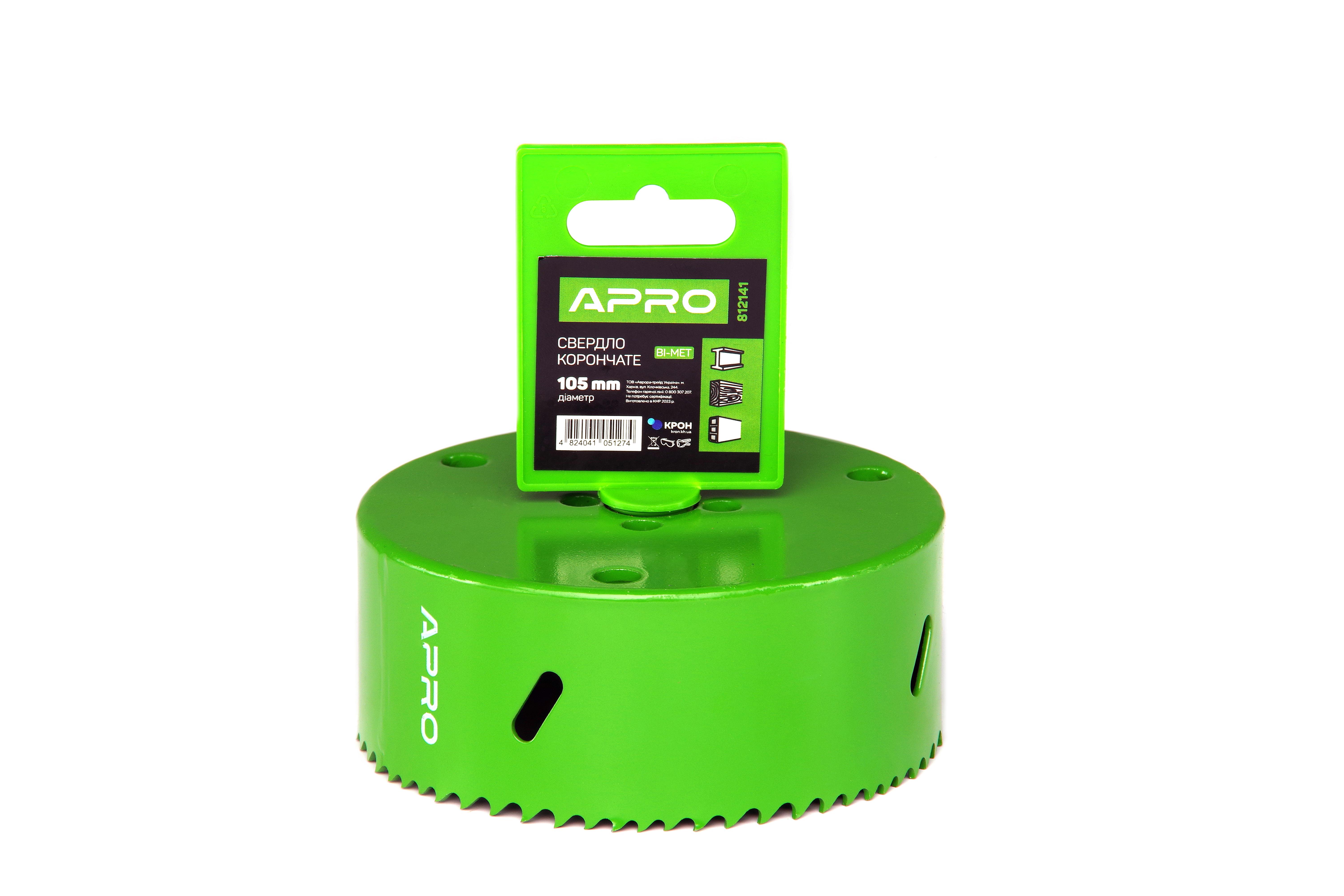 Сверло корончатое Apro Bi-Met Ø65 мм (812131) - фото 1 Сверло корончатое Apro Bi-Met Ø65 мм (812131) - фото 1