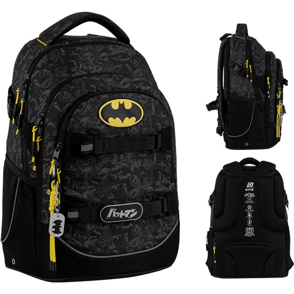 Шкільний рюкзак Education teens DC Batman 17 л (DC25-727M) - фото 2 Шкільний рюкзак Education teens DC Batman 17 л (DC25-727M) - фото 2
