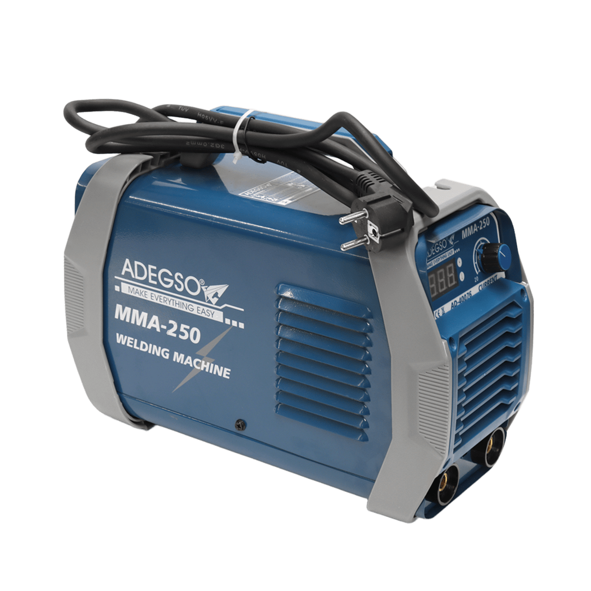 Інвертор зварювальний ADEGSO AD-40076 250 А 1.6-5.0 мм (29739394) - фото 5 Інвертор зварювальний ADEGSO AD-40076 250 А 1.6-5.0 мм (29739394) - фото 5
