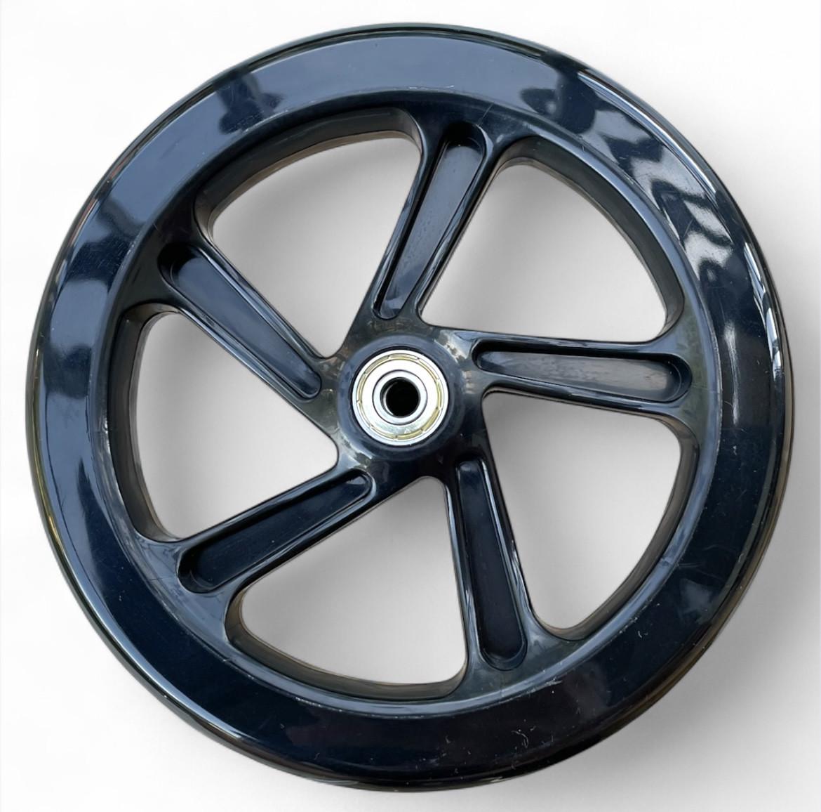 Колесо для самоката PU з підшипниками 608 175х30 мм Чорний - фото 3 Колесо для самоката PU з підшипниками 608 175х30 мм Чорний - фото 3