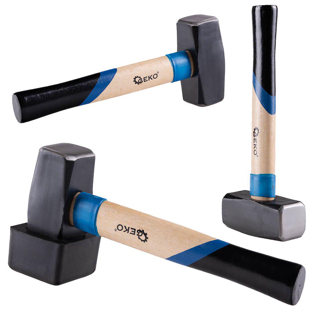 Молоток для бруківки Geko з гумовою насадкою 2000 г (G72292) - фото 3