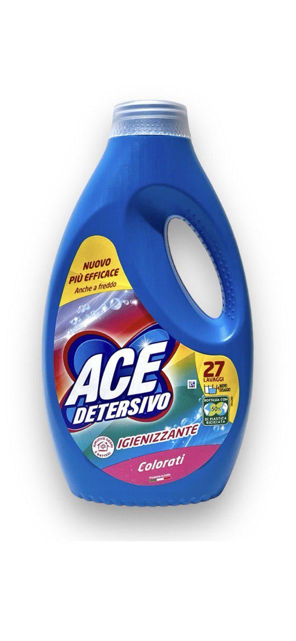 Гель для прання ACE для кольорової білизни Detersivo Colorati 27 прань 1350мл (30717756)