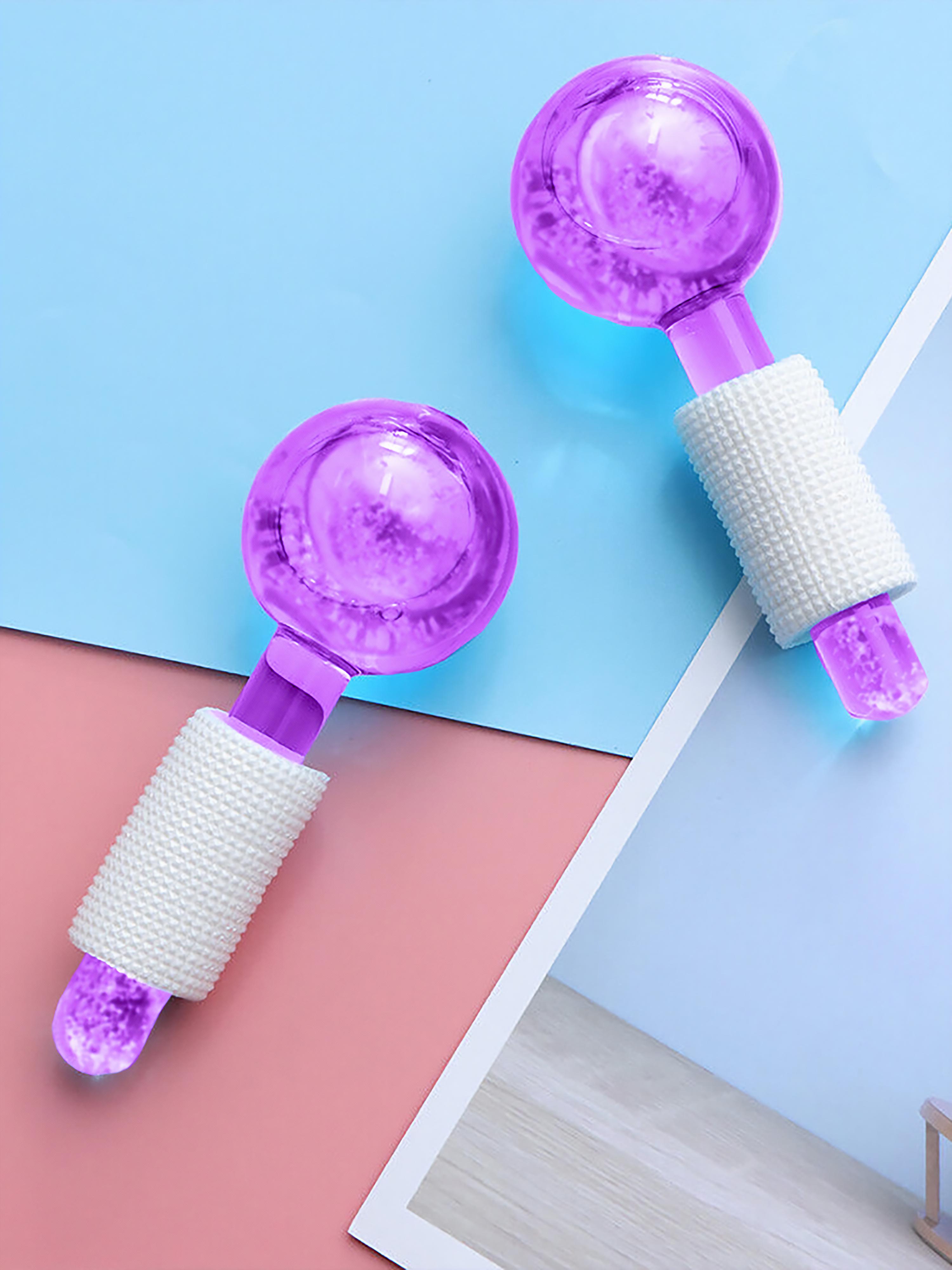 Кріосфери Pure Ice Globes для масажу обличчя і зняття набряклості Фіолетовий (4127454) - фото 8 Кріосфери Pure Ice Globes для масажу обличчя і зняття набряклості Фіолетовий (4127454) - фото 8