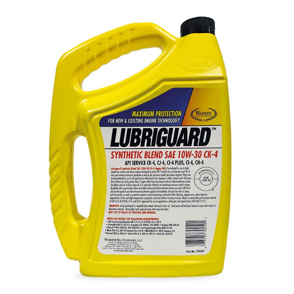 Моторное масло Lubriguard Synthetic Blend SAE 10W-30 CK-4 HD для тяжелой техники 3,75 л - фото 2