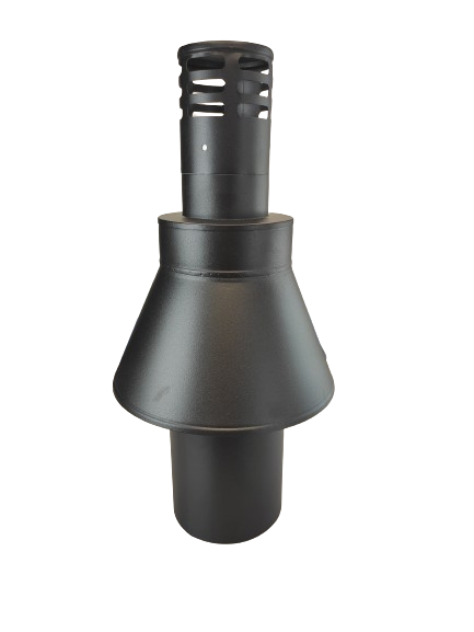 Верхушка двухконтурная из нержавеющей стали d 80/125 мм