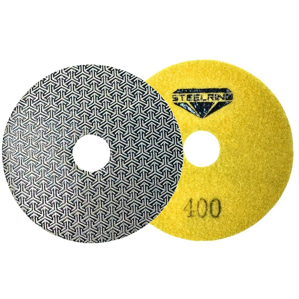 Гальванічний алмазний шліфувальний круг STEELRING 100 мм №400 (DHEB400)