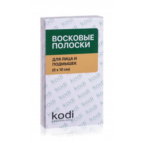 Воскові смужки Kodi Professional для обличчя 5х10 см 10 шт. - фото 2