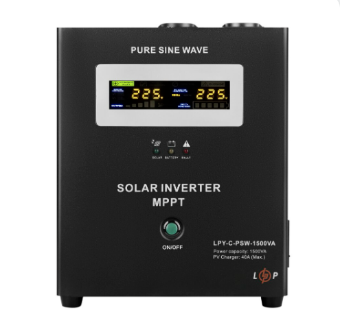 Инвентор солнечный LogicPower LPY-С-PSW-1500VA 1050 Вт MPPT 24V