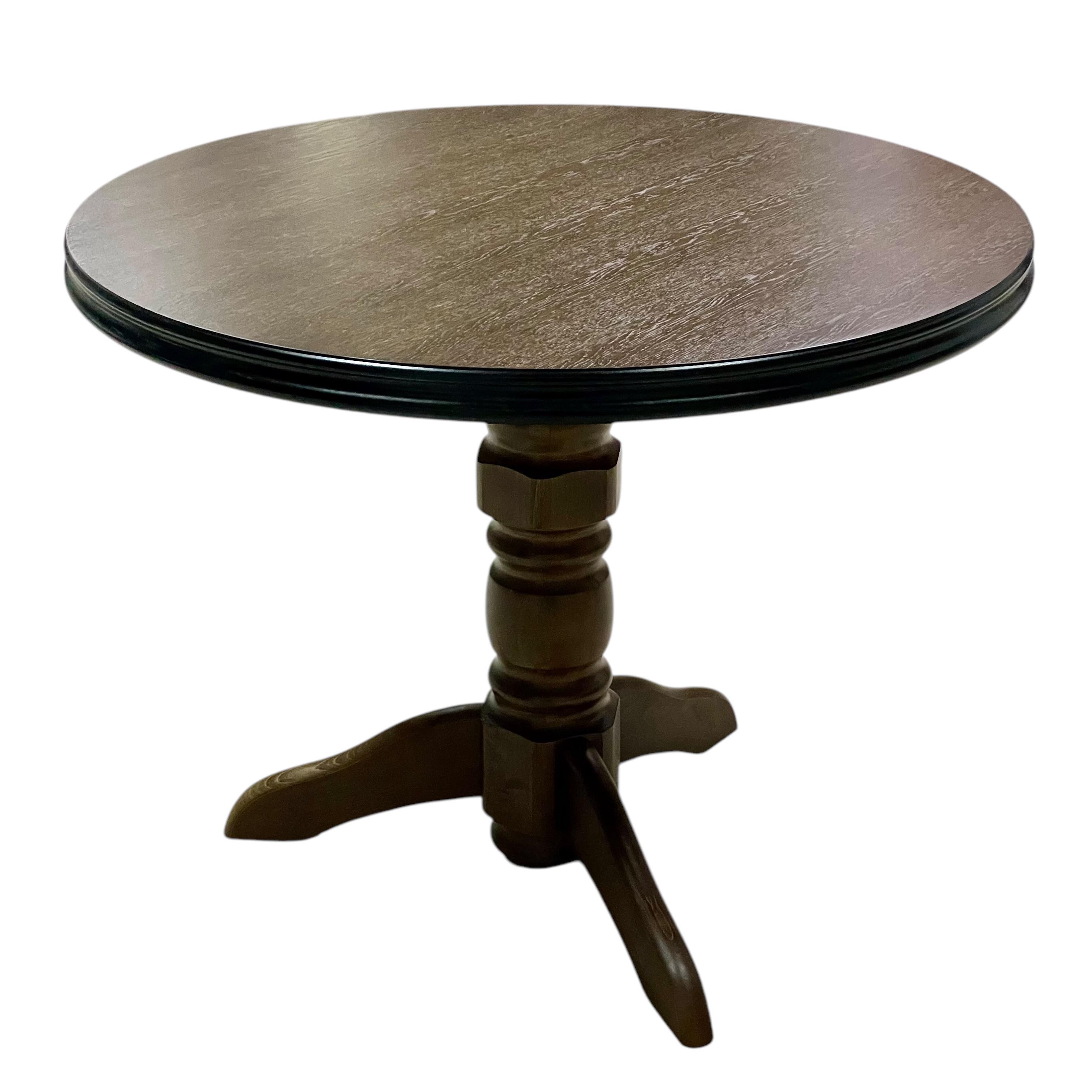 Стол обеденный круглый Скиф СТ-2 100x140х100 см Дуб (25690737) - фото 2 Стол обеденный круглый Скиф СТ-2 100x140х100 см Дуб (25690737) - фото 2