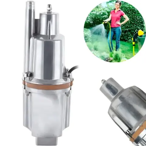 Насос вібраційний для свердловини одноклапанний з верхнім парканом води ukc (90405) - фото 3