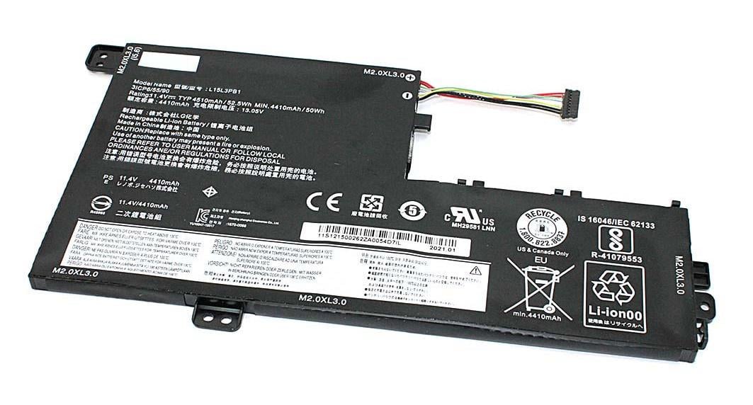 Аккумулятор для ноутбука Lenovo L15L3PB1 IdeaPad 320S-14IKB 1470 11,25 V 4535 mAh (080796)