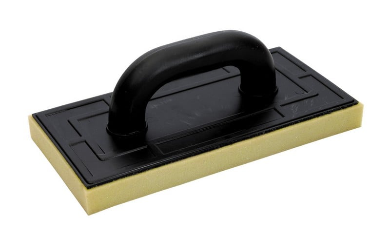 Терка пластикова MasterTool 130х270 мм пористий поролон 25 мм Жовтий (08-1323)