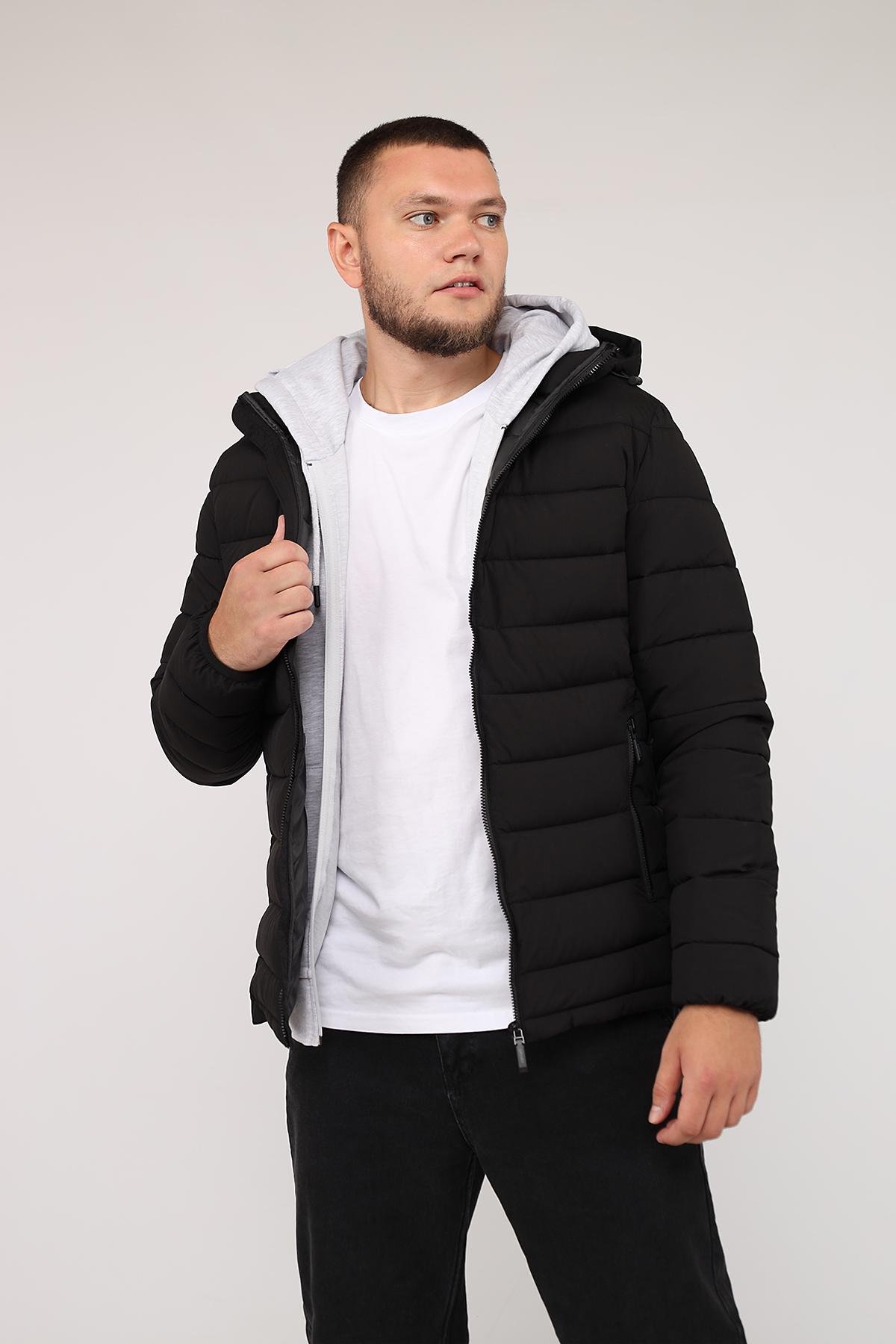 Куртка чоловіча ЦБ-00276117 р. 54 Чорний (28422325)