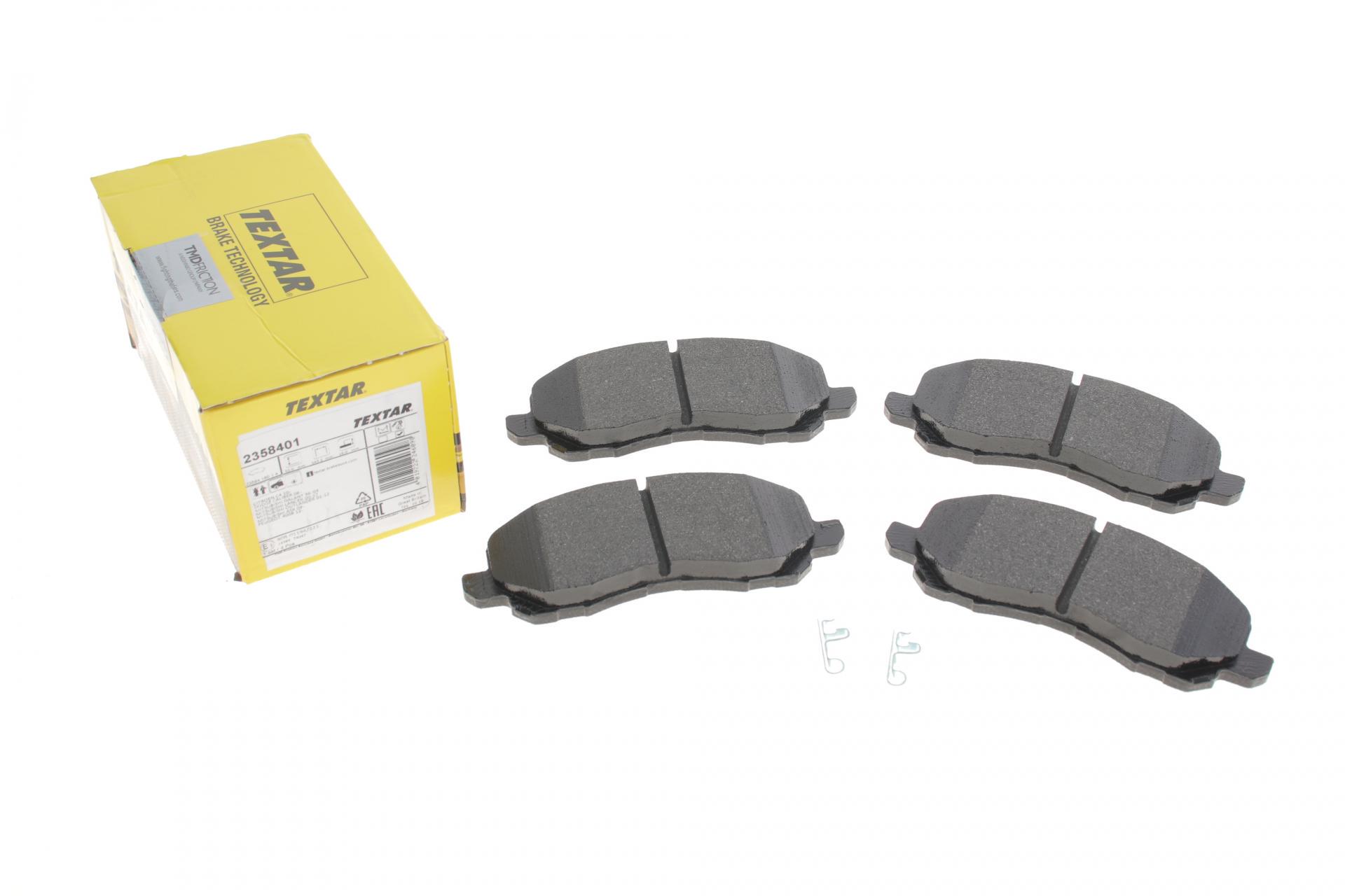 Колодки тормозные передние TEXTAR для Mitsubishi Lancer 00- /Outlander 12- R16'' Akebono (2358401)