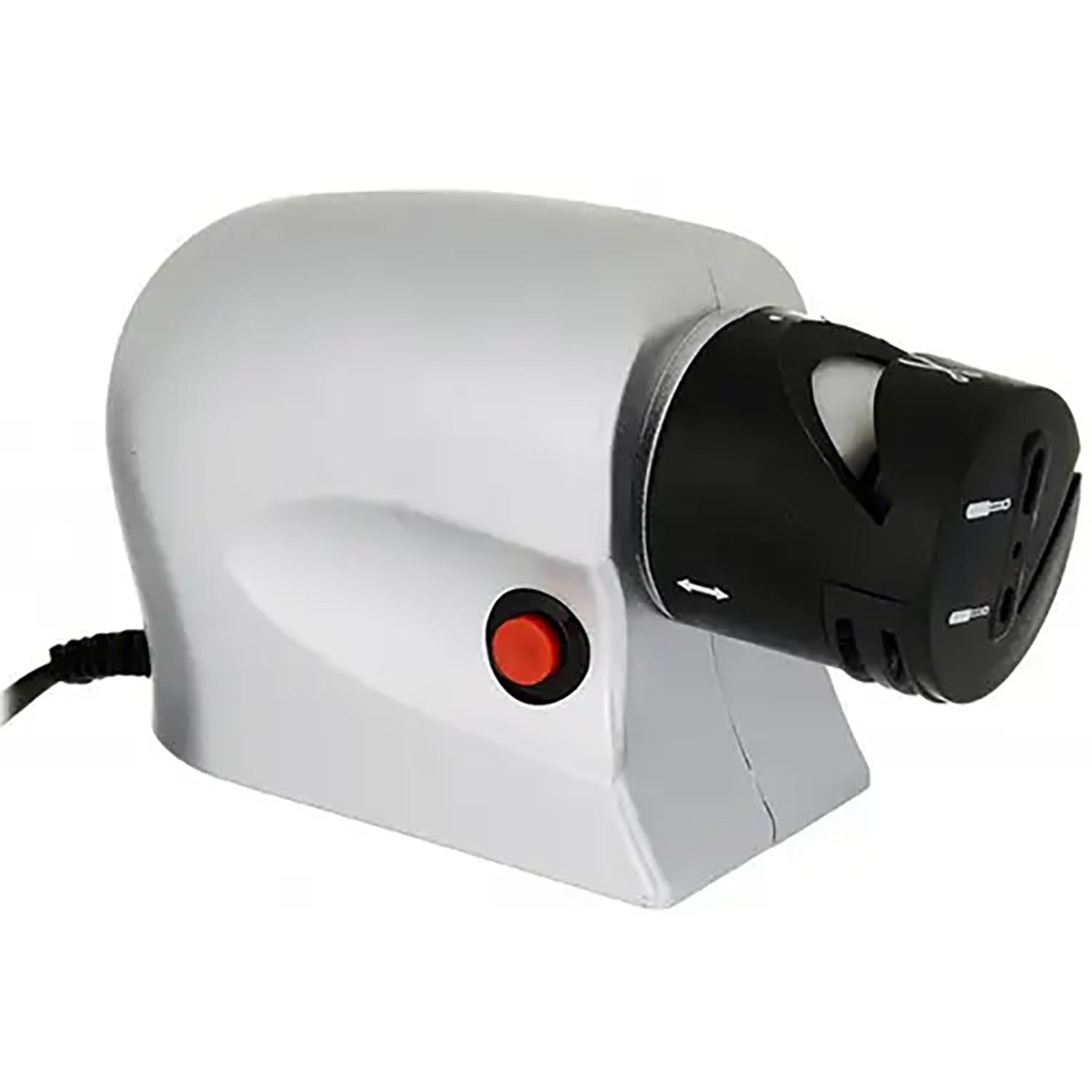 Точилка электрическая ELECTRIC SHARPENER для заточки ножей и ножниц Silver