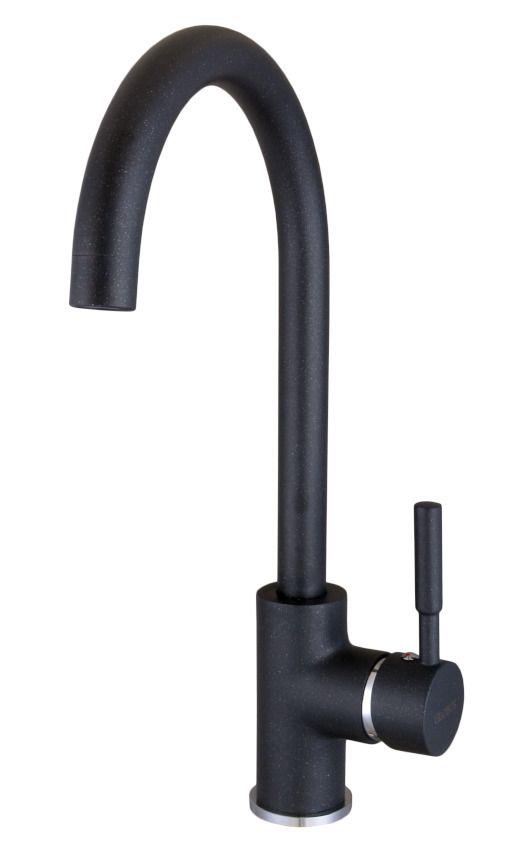 Смеситель для кухни Globus Lux Lazer GLLR-0203S-1-ONIX 000019221 однорычажный Черный (108323)