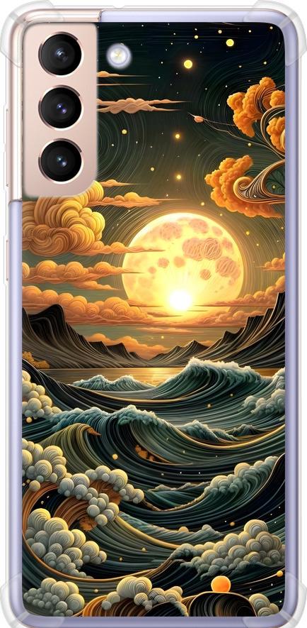 Чехол на Samsung Galaxy S21 Арт волны (6332sp-2114-42517)