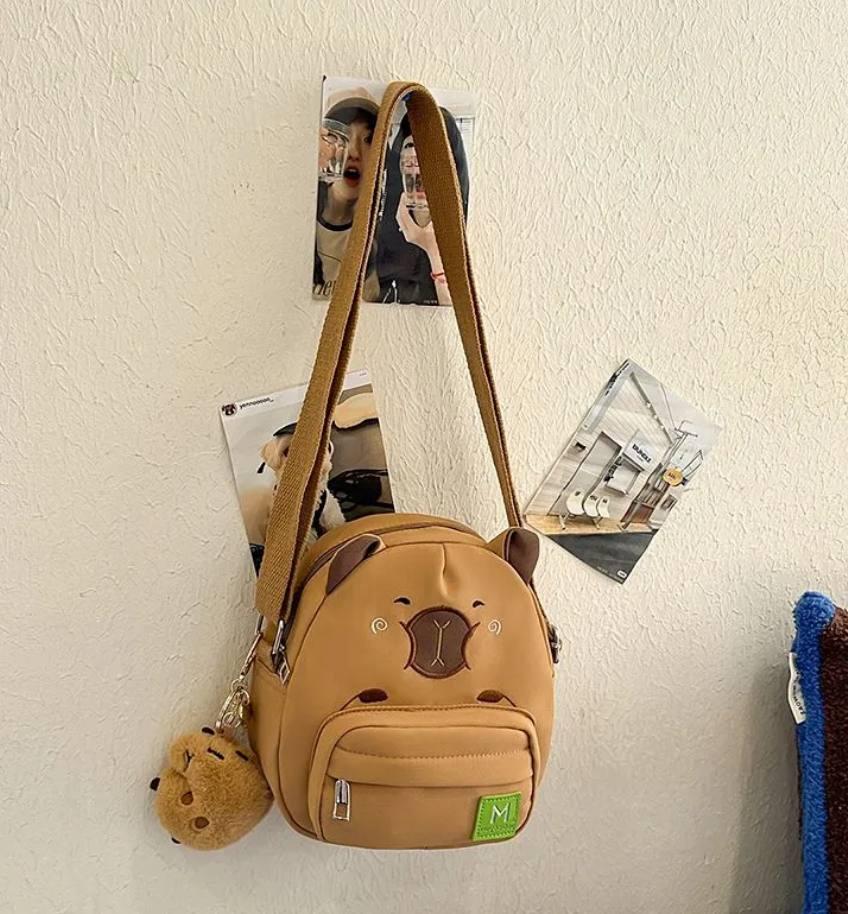 Сумка барсетка капибара Коричневый (2644909646) - фото 6 Сумка барсетка капибара Коричневый (2644909646) - фото 6