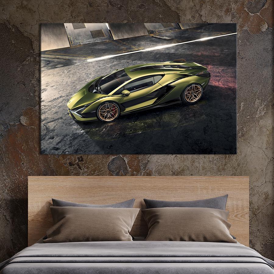 Картина на холсте Lamborghini Sian 51x34 см (1251-1)