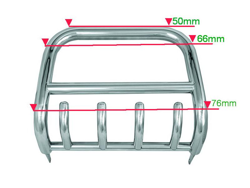 Передняя дуга QT006 CAN для Hyundai IX-35 2010-2015 гг. нержавеющая сталь Хром