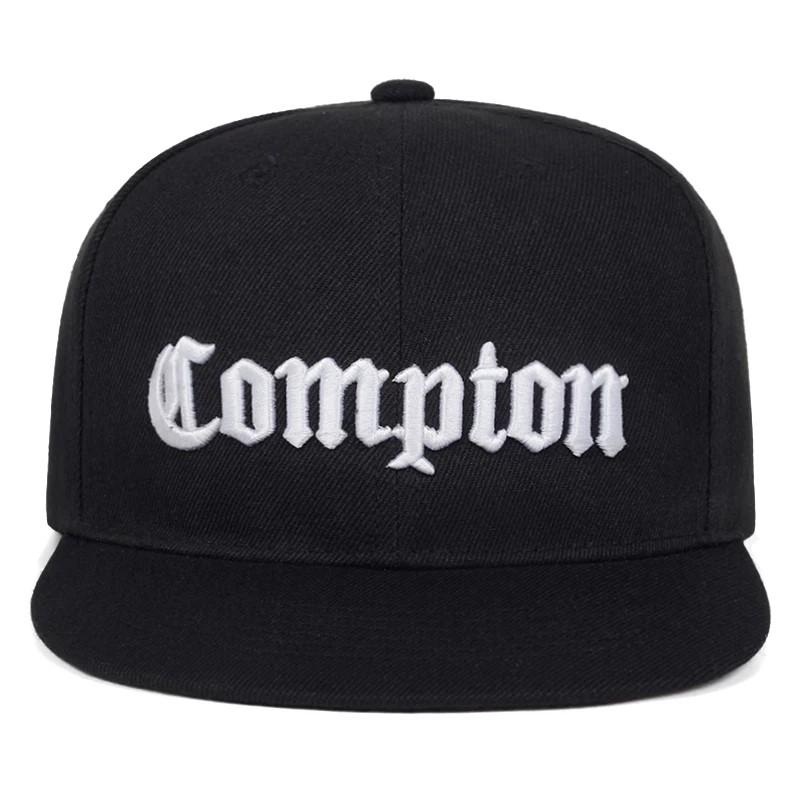 Кепка снепбек Compton 3 с прямым козырьком унисекс Белый