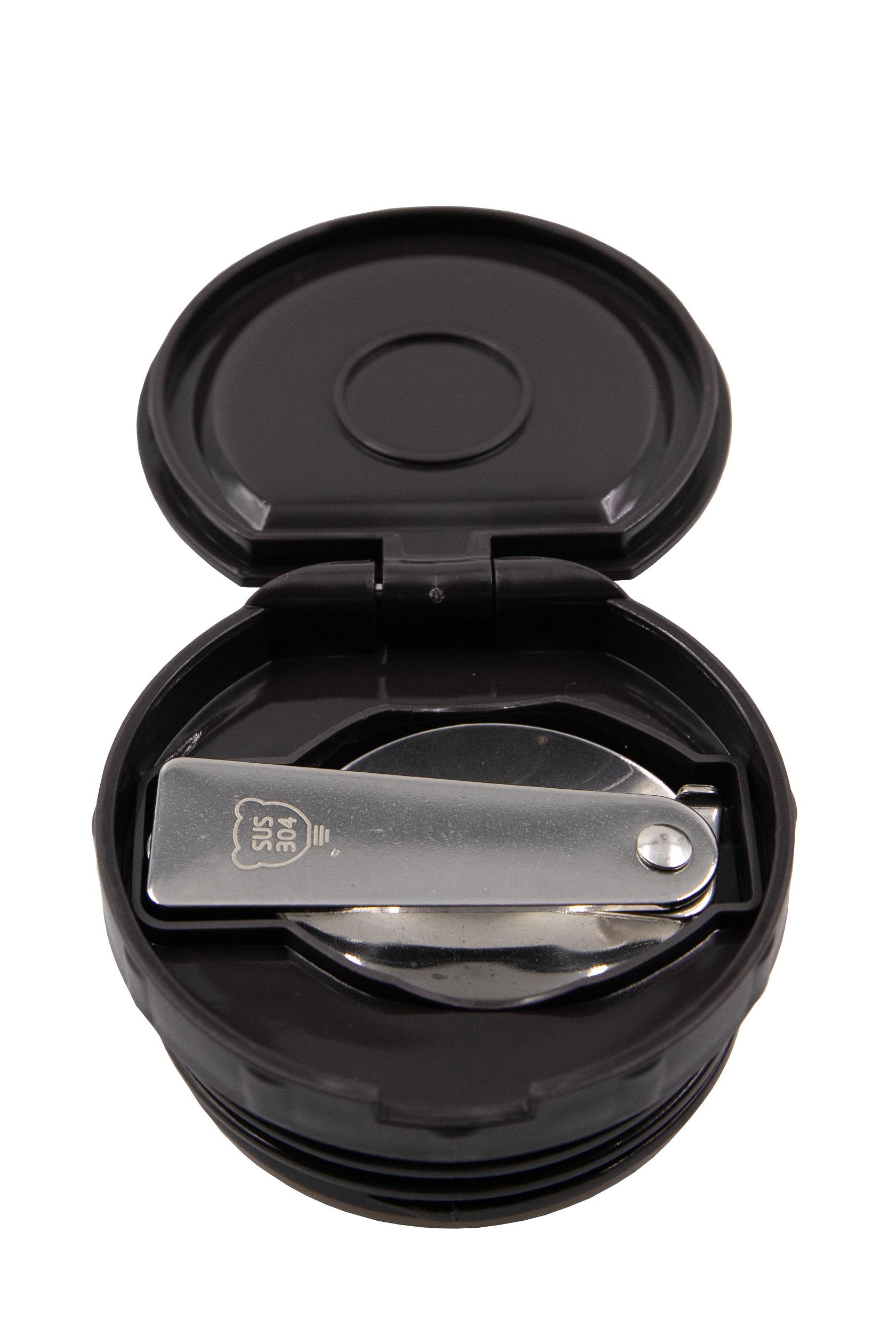 Термос Tramp харчовий 0,8 л у чохлі Темно-синій (TRC-132-blue) - фото 6