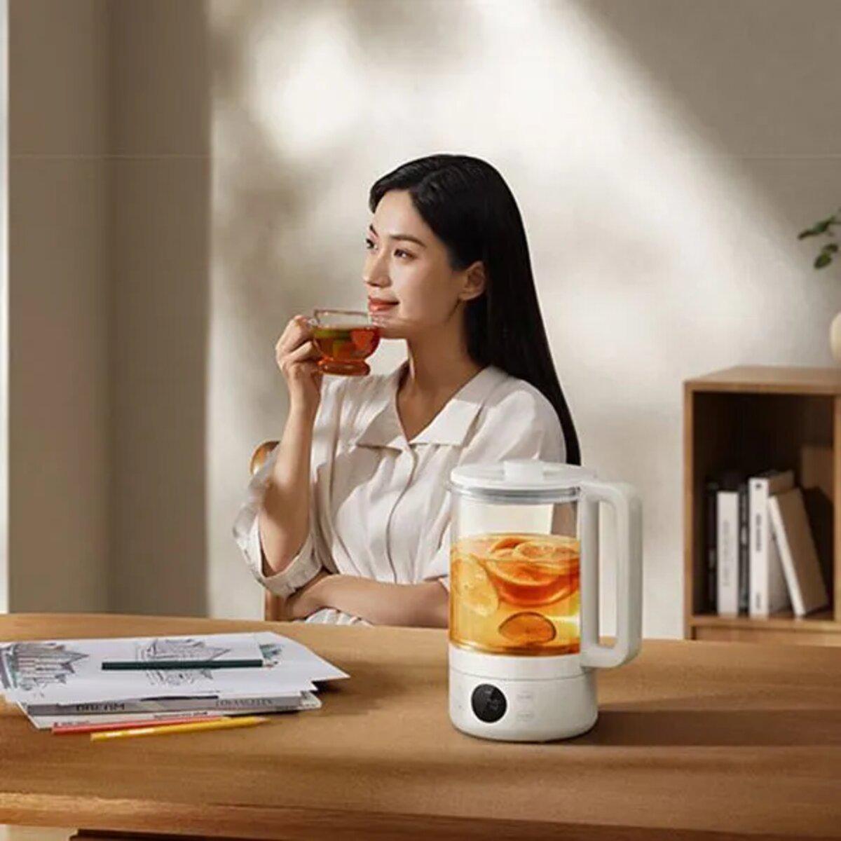 Заварочный чайник Mijia Smart Multifunctional Health Kettle S1 1,5 л 1000 Вт с переходником на EU розетку White (MDS2A0) - фото 4 Заварочный чайник Mijia Smart Multifunctional Health Kettle S1 1,5 л 1000 Вт с переходником на EU розетку White (MDS2A0) - фото 4