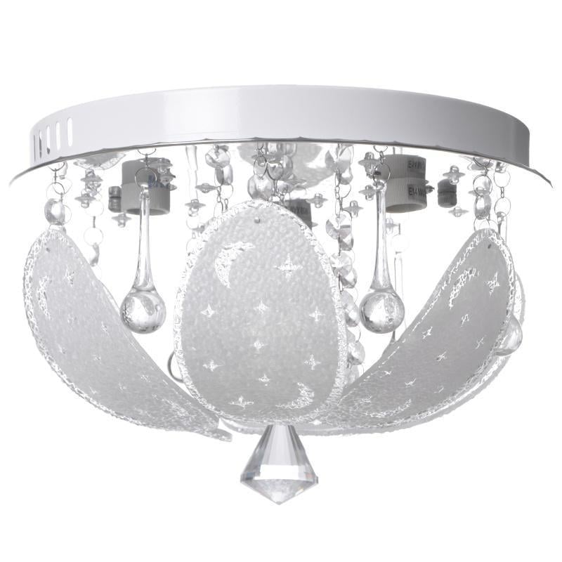 Люстра стельова BCL-649S/3 E14 LED RGB торт з підсвічуванням велика