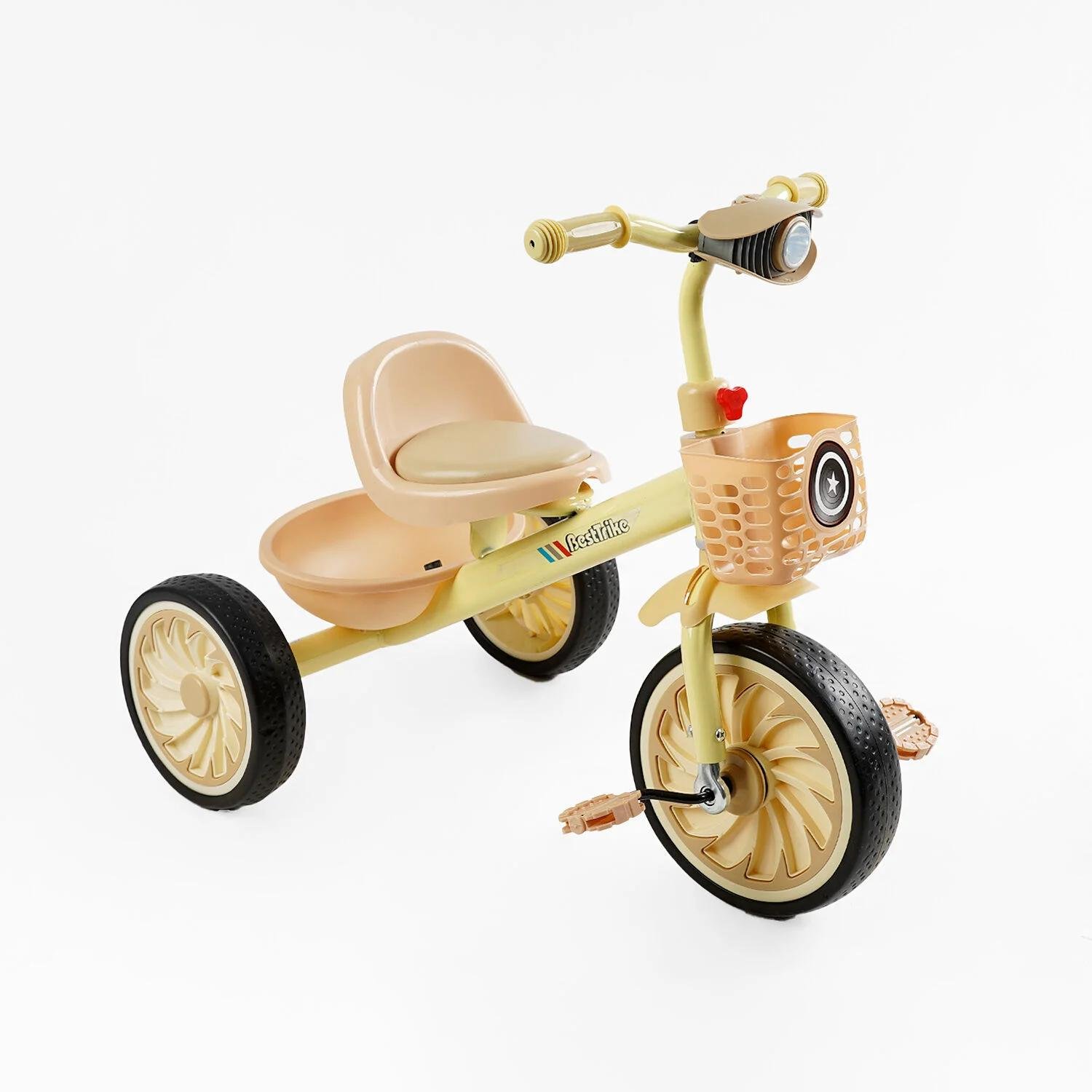 Детский велосипед трехколесный Best Trike BS-33260 колеса EVA/переднее 12"/заднее 10" (25371097) - фото 1 Детский велосипед трехколесный Best Trike BS-33260 колеса EVA/переднее 12"/заднее 10" (25371097) - фото 1