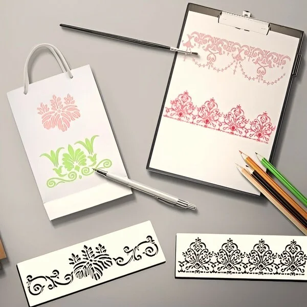 Трафареты для тортов 12 шт. (M00499) - фото 5 Трафареты для тортов 12 шт. (M00499) - фото 5