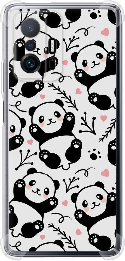 Чехол на Xiaomi 11T Панды (4318sp-2487-42517)