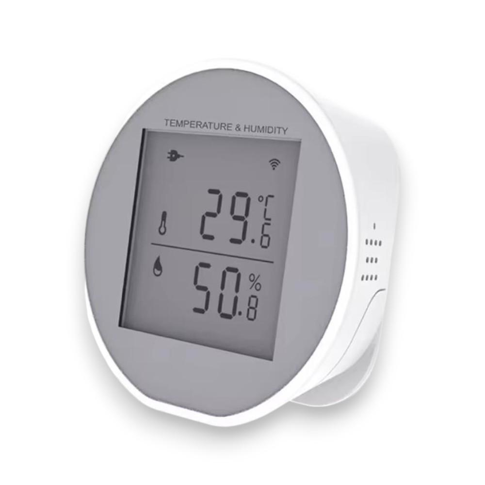 Термометр-гигрометр цифровой Zigbee Tuya с ЖК-дисплеем (12916) Термометр-гигрометр цифровой Zigbee Tuya с ЖК-дисплеем (12916)