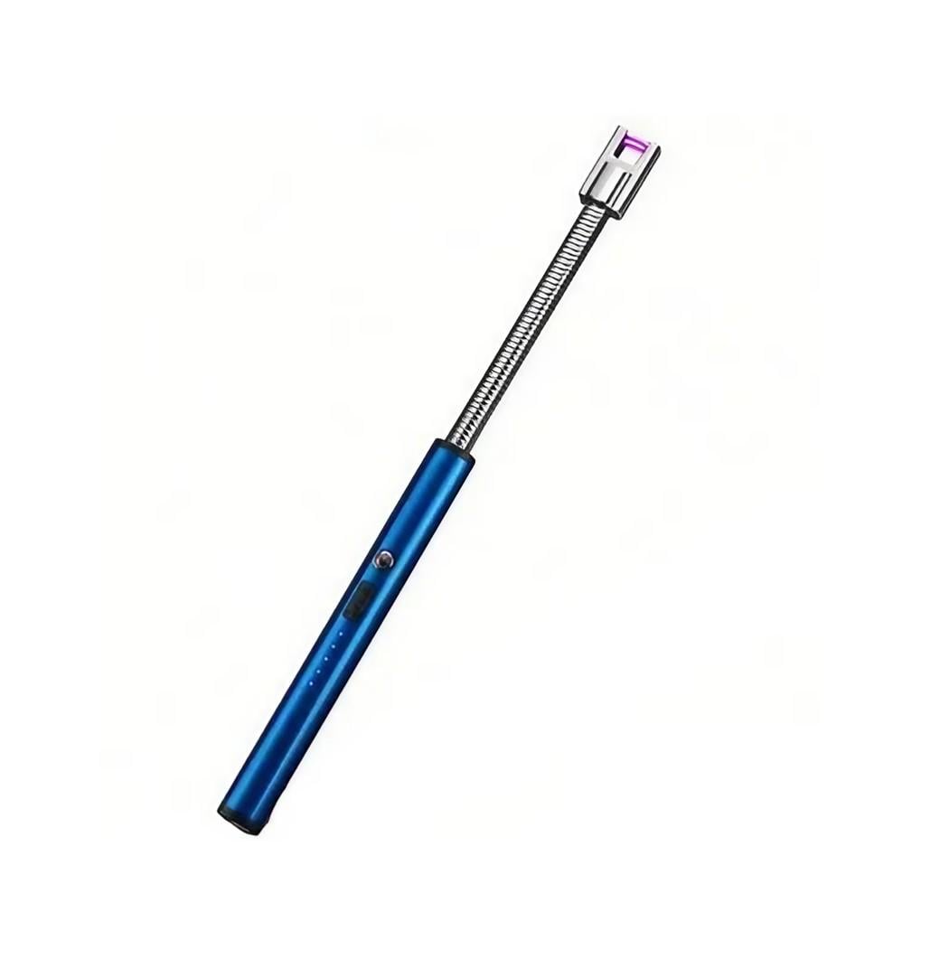 Электрозажигалка Lighter 9590 с гибкой ветрозащитной шеей Синий (23790126)