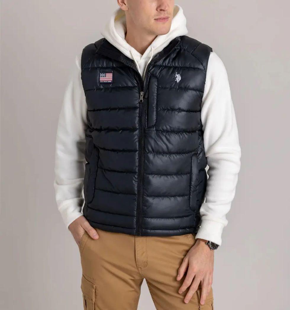 Жилет чоловічий U.S.POLO ASSN XXL Чорний (109818-PC00B)
