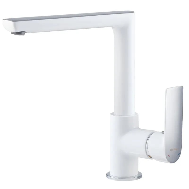 Змішувач для кухні Haiba Alex 018 White/Chrome (HB9569)