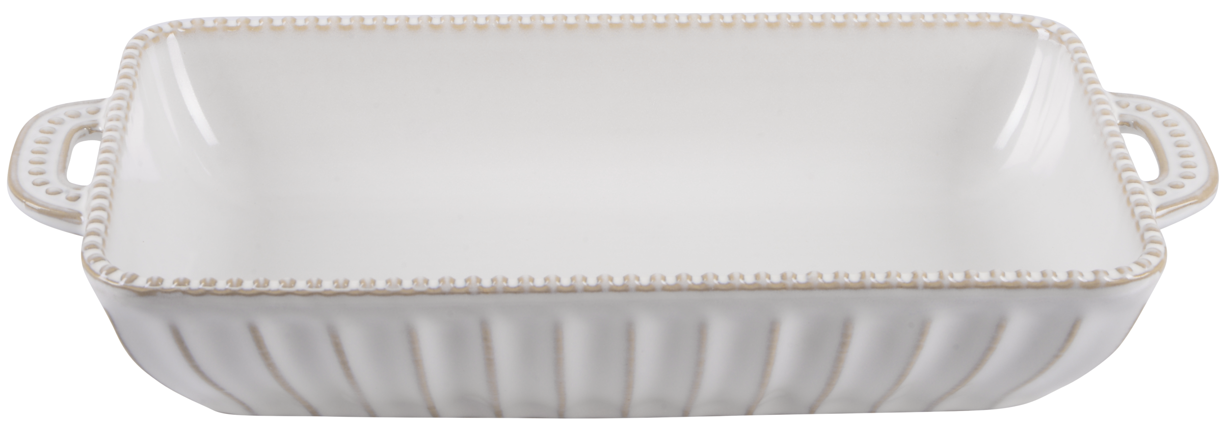 Форма для выпечки Limited Edition Allegra Biege прямоугольная керамическая 34,5x17x6 см (GJH009-34-2-129)