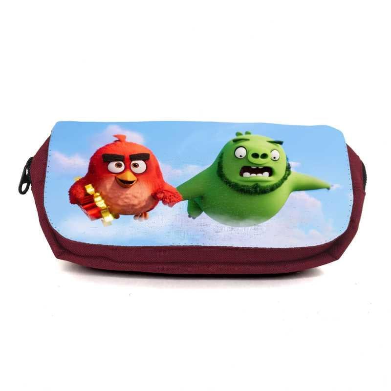 Пенал школьный Angry Birds ANG-0019 Бордовый (2044915746)