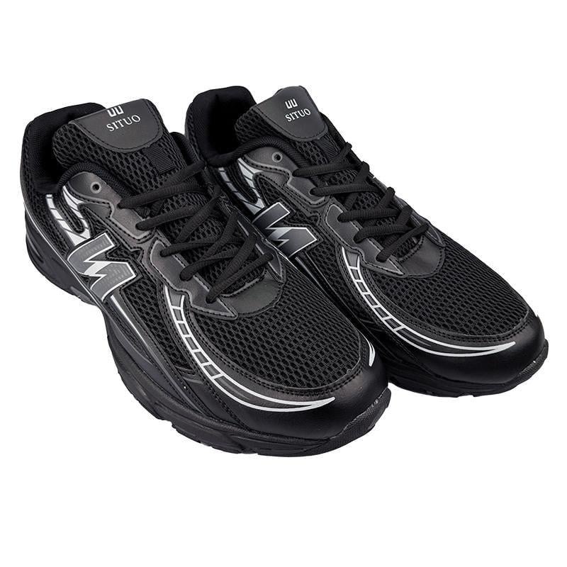 Кроссовки мужские комбинированные 4007-1 p. 47 29,5-30 см Черный