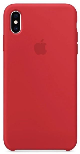 Чехол-накладка Apple Silicone Case for iPhone Xs, Red (HC) - фото 4