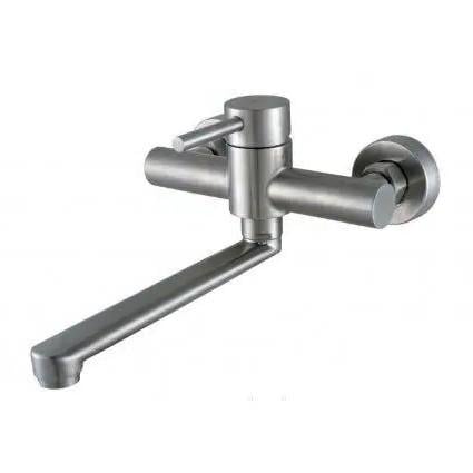 Змішувач настінний для кухні Wezer EKO12-01 з нержавіючої сталі - фото 2 Змішувач настінний для кухні Wezer EKO12-01 з нержавіючої сталі - фото 2