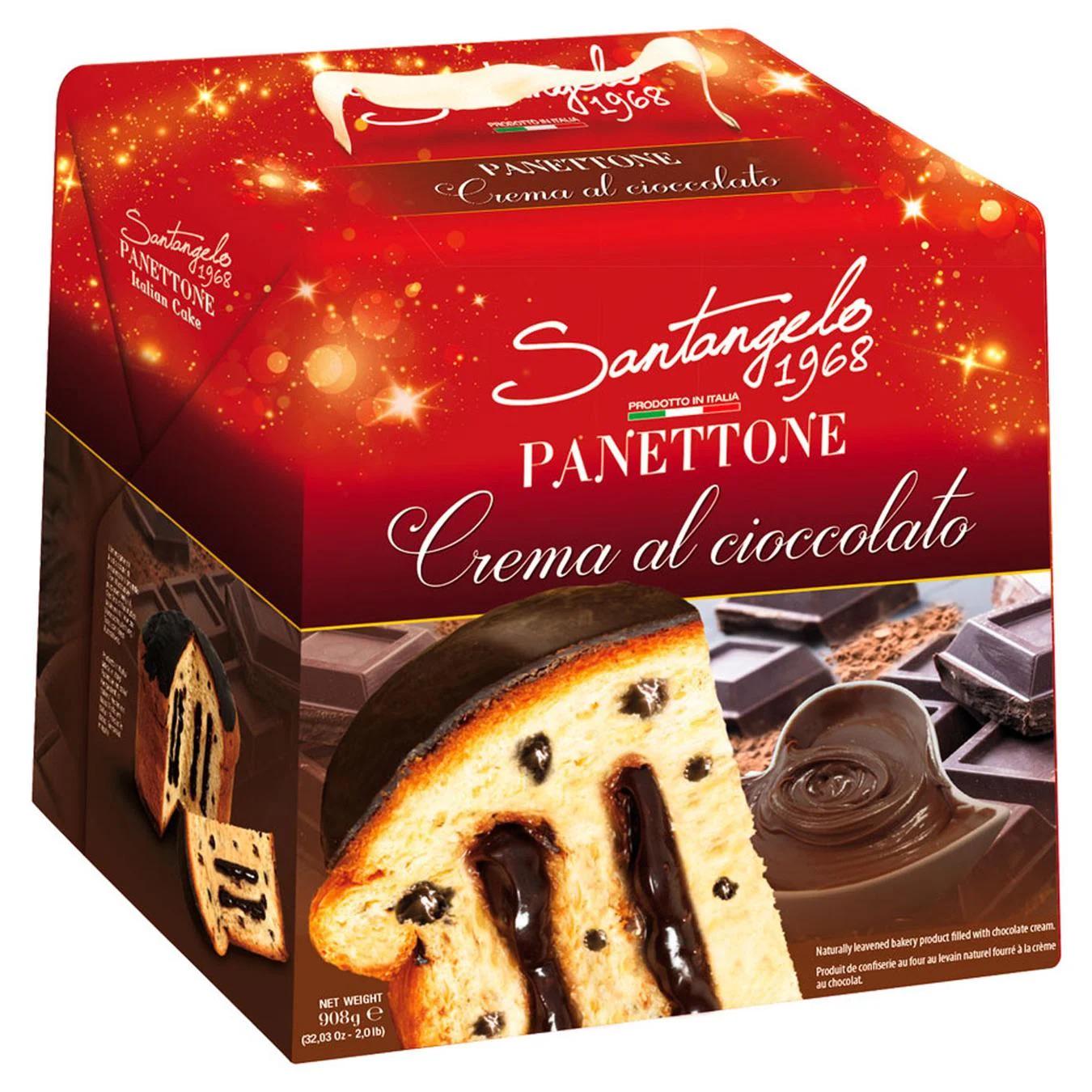 Панеттоне Santangelo Panettone crema di cioccolato з шоколадним кремом 908 г (23120136)