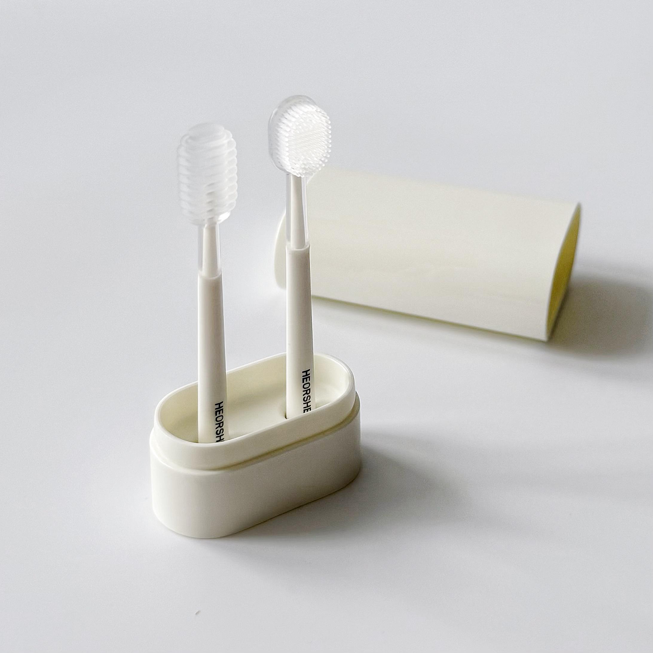 Набор силиконовых зубных щеток HEORSHE Baby Oral-Care