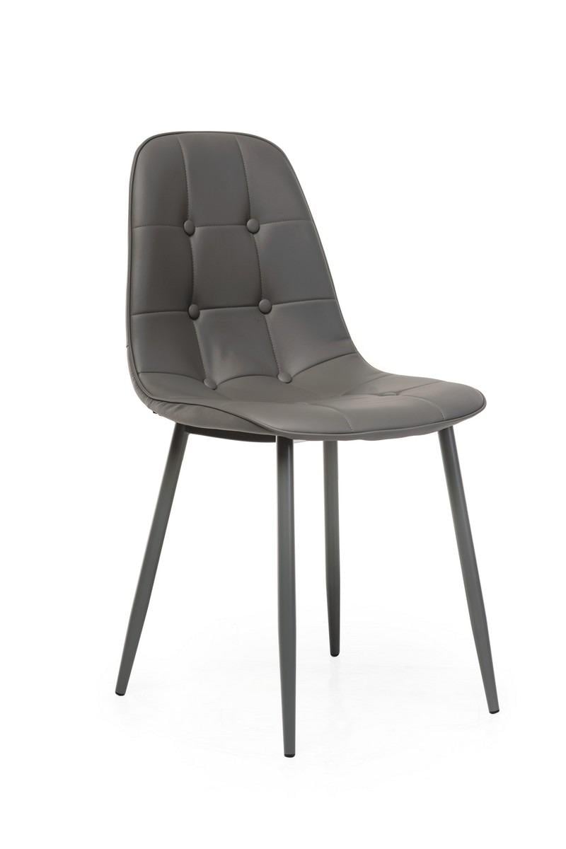 Стул для кухни Vetro Mebel M-01-3 Серый (M-01-3-grey)