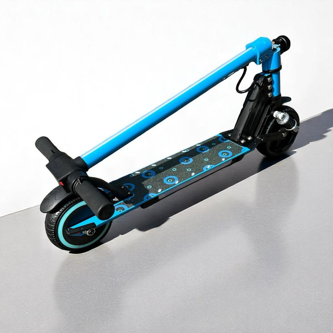 Электросамокат подростковый VOLTO Jun Pro 130W 24V 2,5Ah Голубой - фото 7 Электросамокат подростковый VOLTO Jun Pro 130W 24V 2,5Ah Голубой - фото 7