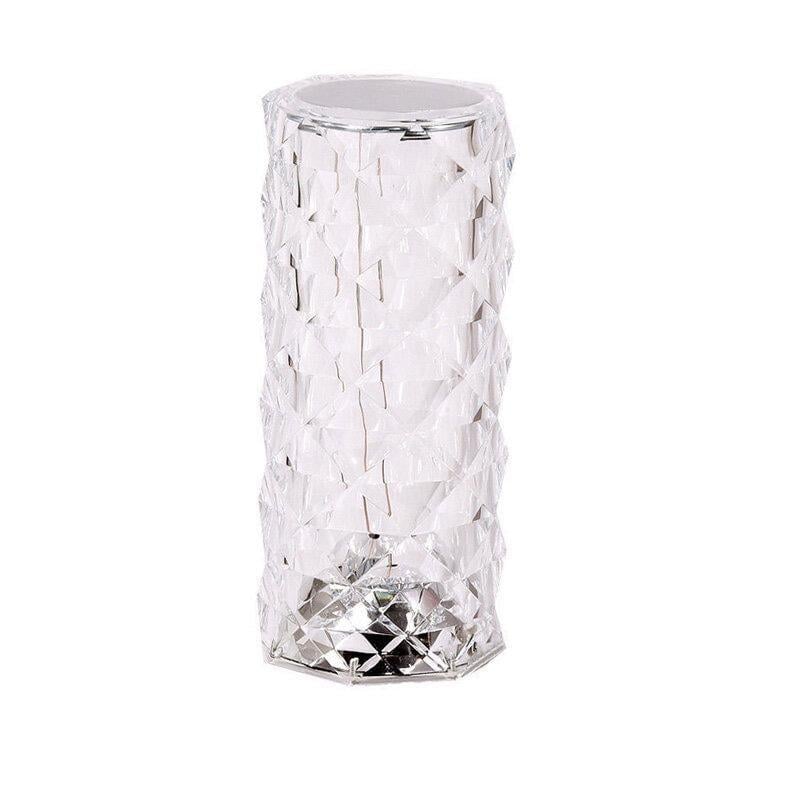 Ночник лампа RGB Rose Diamond Table Lamp Кристалл настольная с USB-зарядкой и пультом